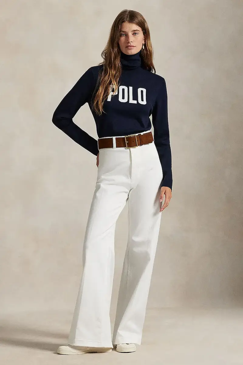 maglione in cotone donna colore blu navy 211972136 miniatura 3