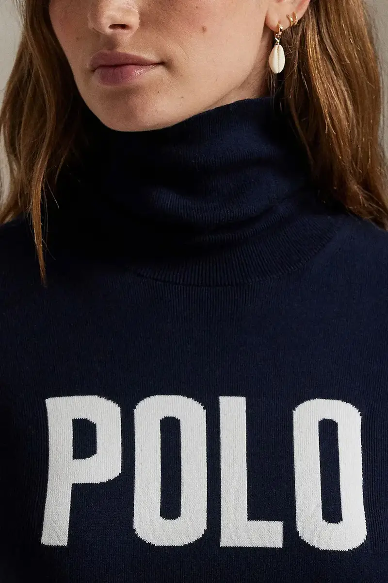 maglione in cotone donna colore blu navy 211972136 miniatura 4