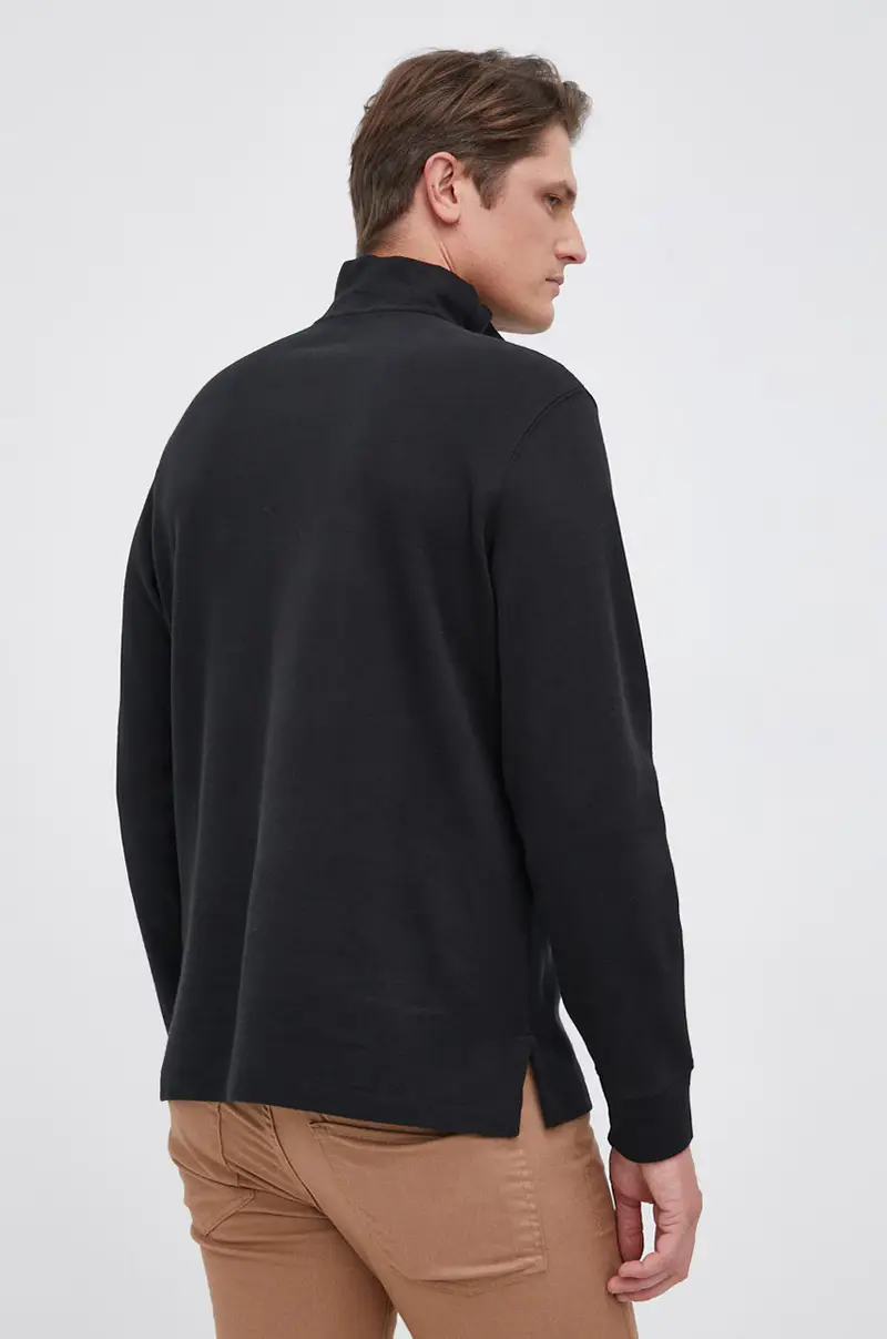 maglione in cotone uomo Nero miniatura 3