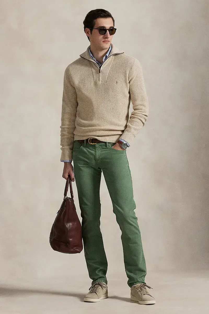 maglione in lana Beige miniatura 3