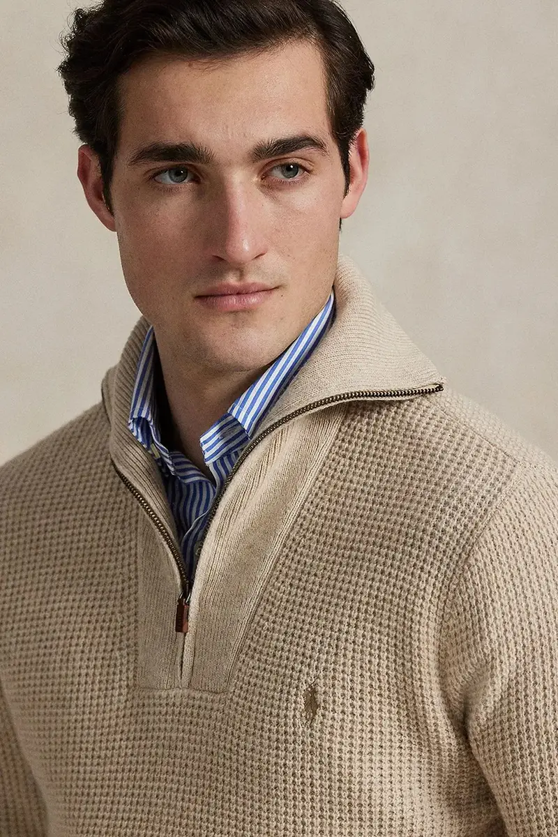 maglione in lana Beige miniatura 4