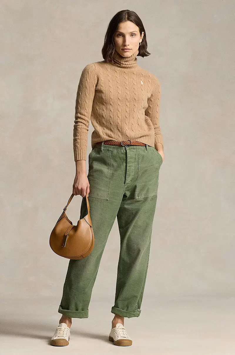 maglione in lana donna colore beige 211888686 miniatura 3