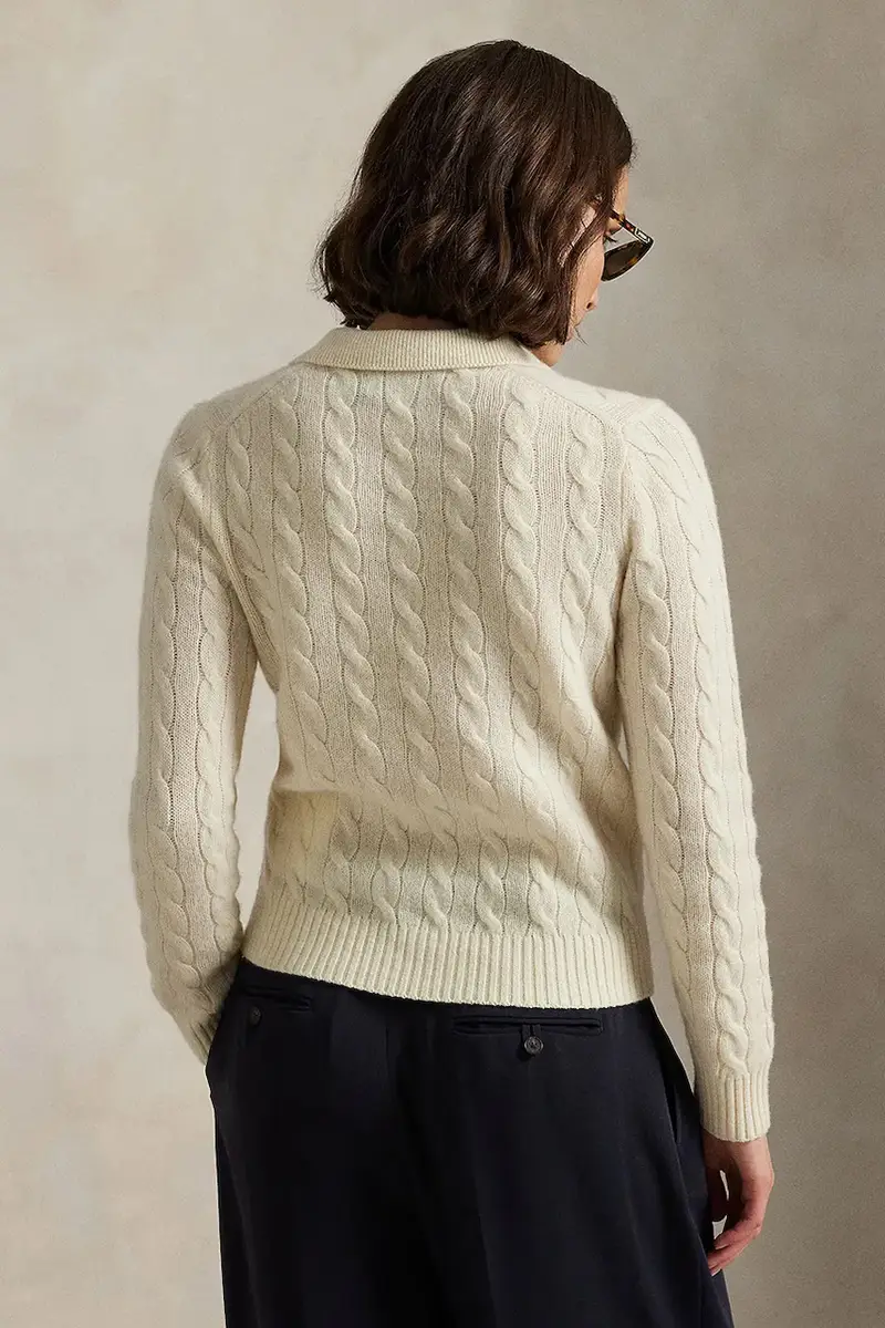 maglione in lana donna colore bianco 211972132 miniatura 2