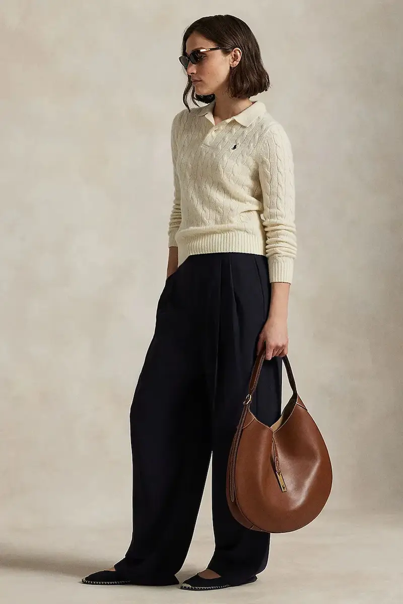 maglione in lana donna colore bianco 211972132 miniatura 3