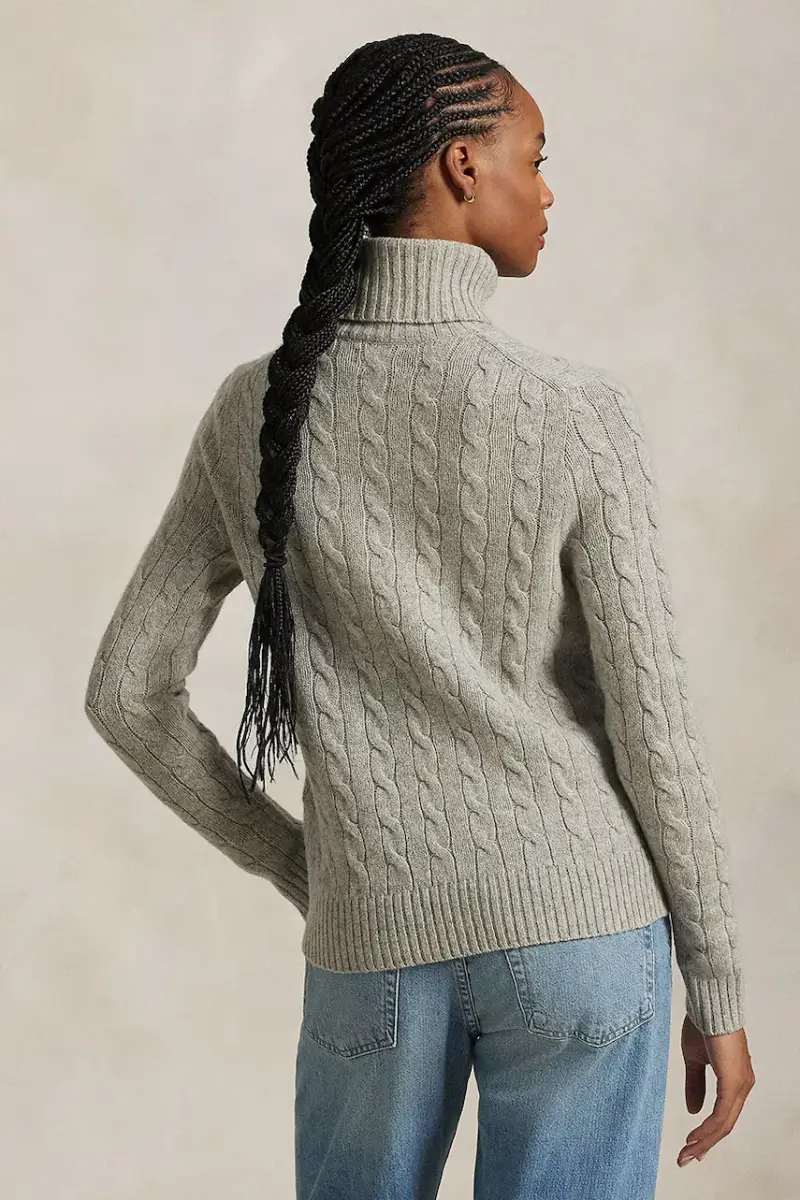 maglione in lana donna colore grigio 211888686 miniatura 2