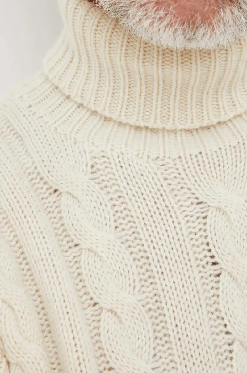 maglione in lana uomo Beige miniatura 5