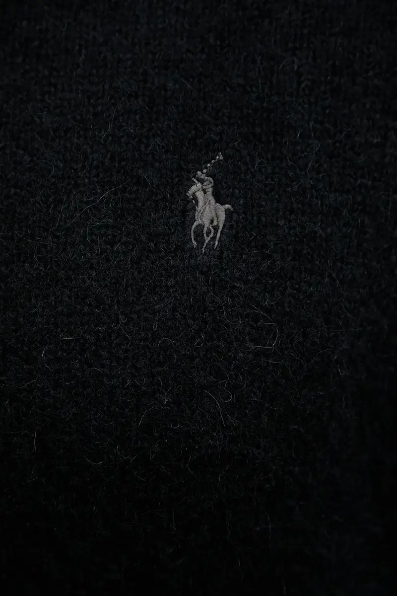 maglione in lana uomo colore beige 710918805 Nero miniatura 5