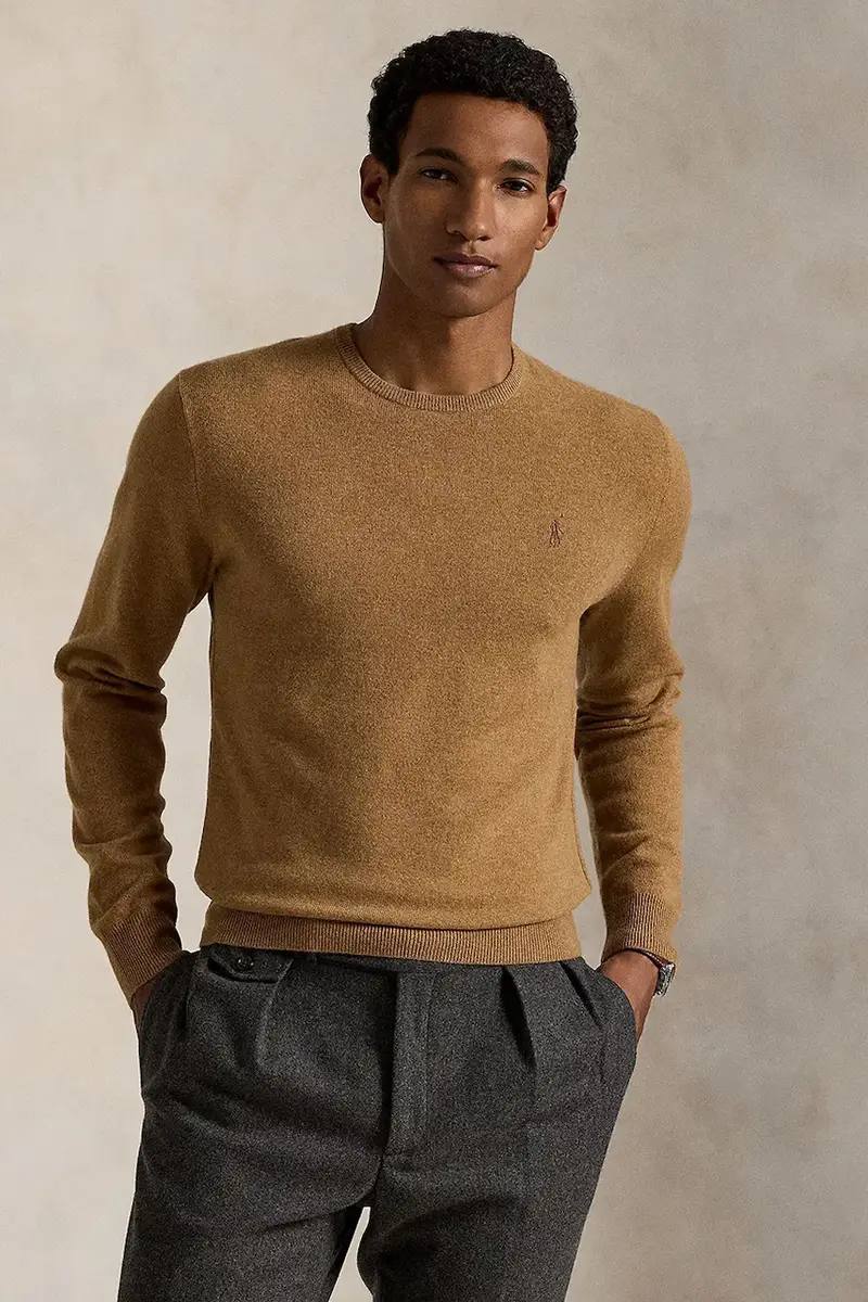 maglione in lana uomo colore giallo 710974148