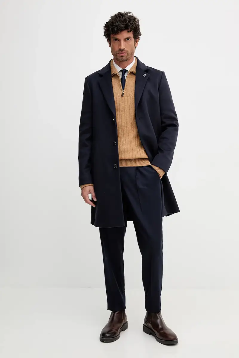 maglione in lana uomo colore marrone 710974167 miniatura 2