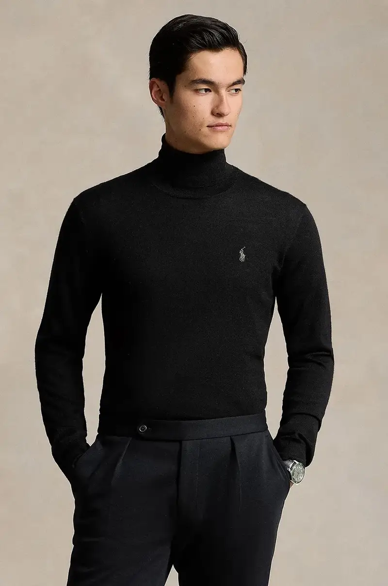 maglione in lana uomo colore nero 710946145