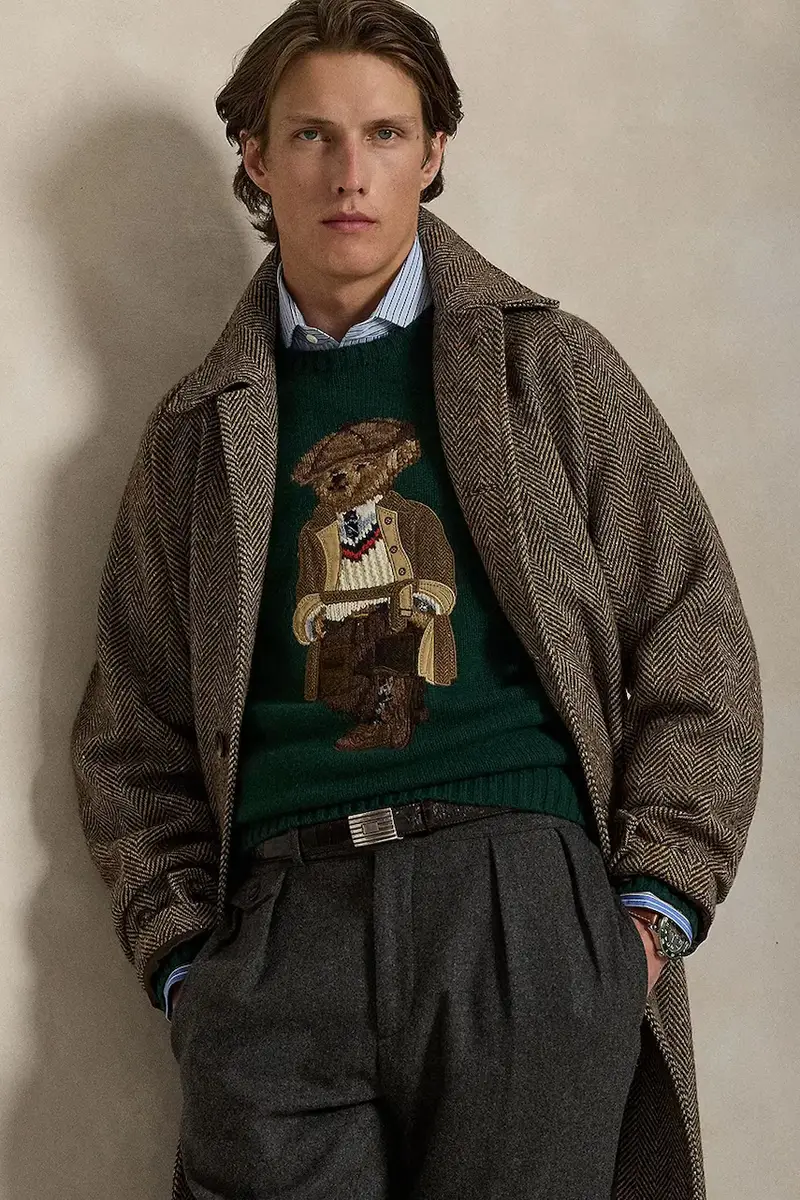 maglione in lana uomo colore verde 710978308 miniatura 5