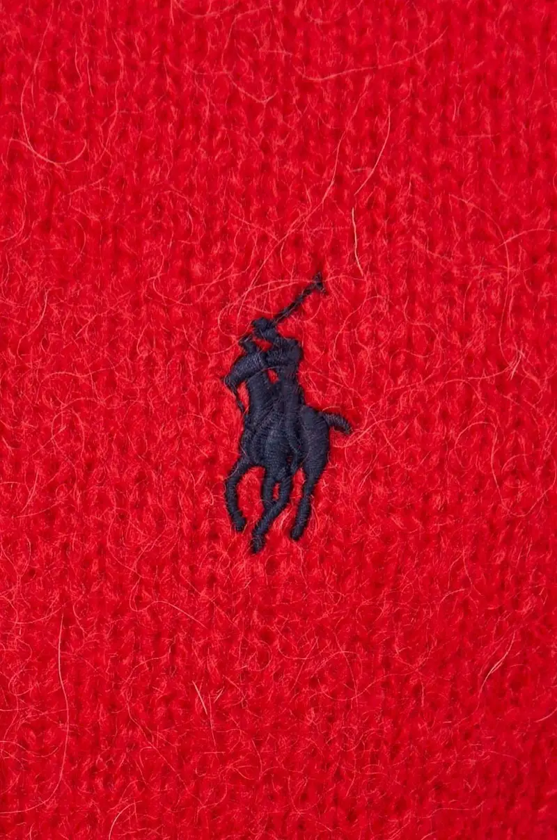 maglione in lana uomo Rosso miniatura 5
