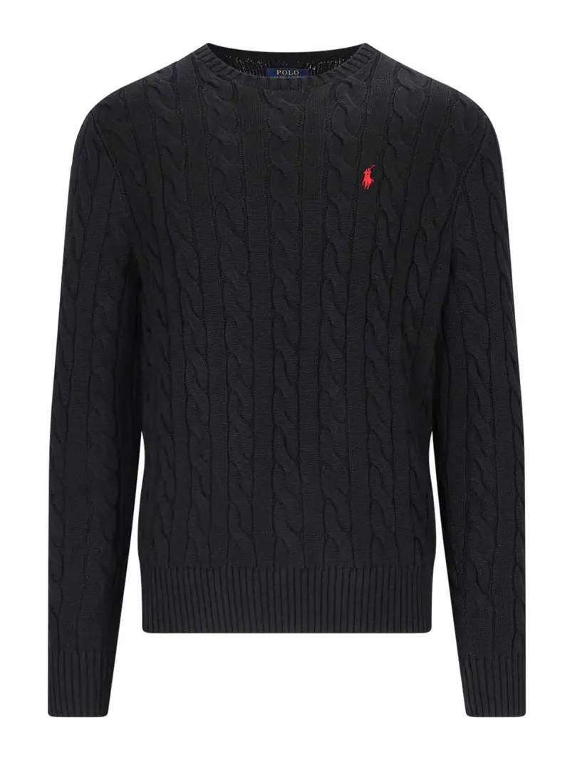Maglione Logo Nero