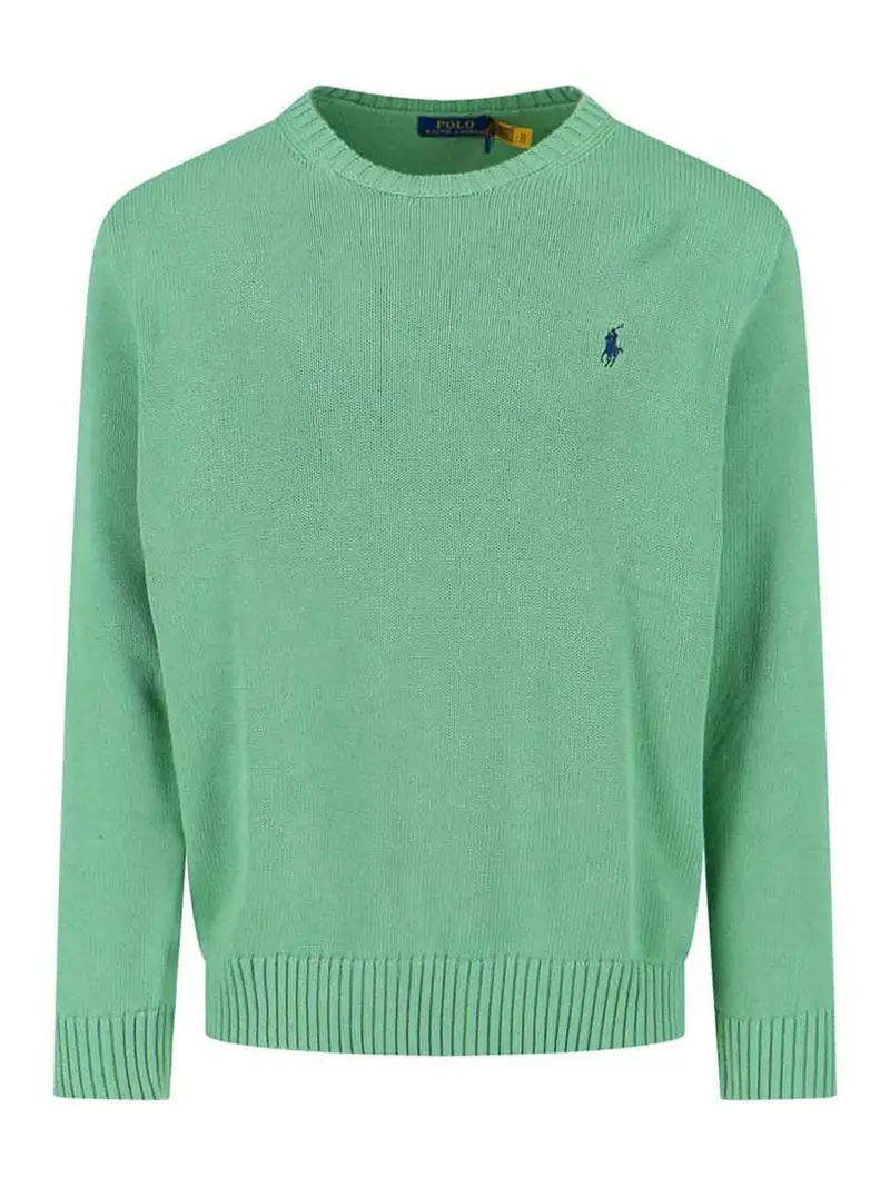 Maglione Logo Verde