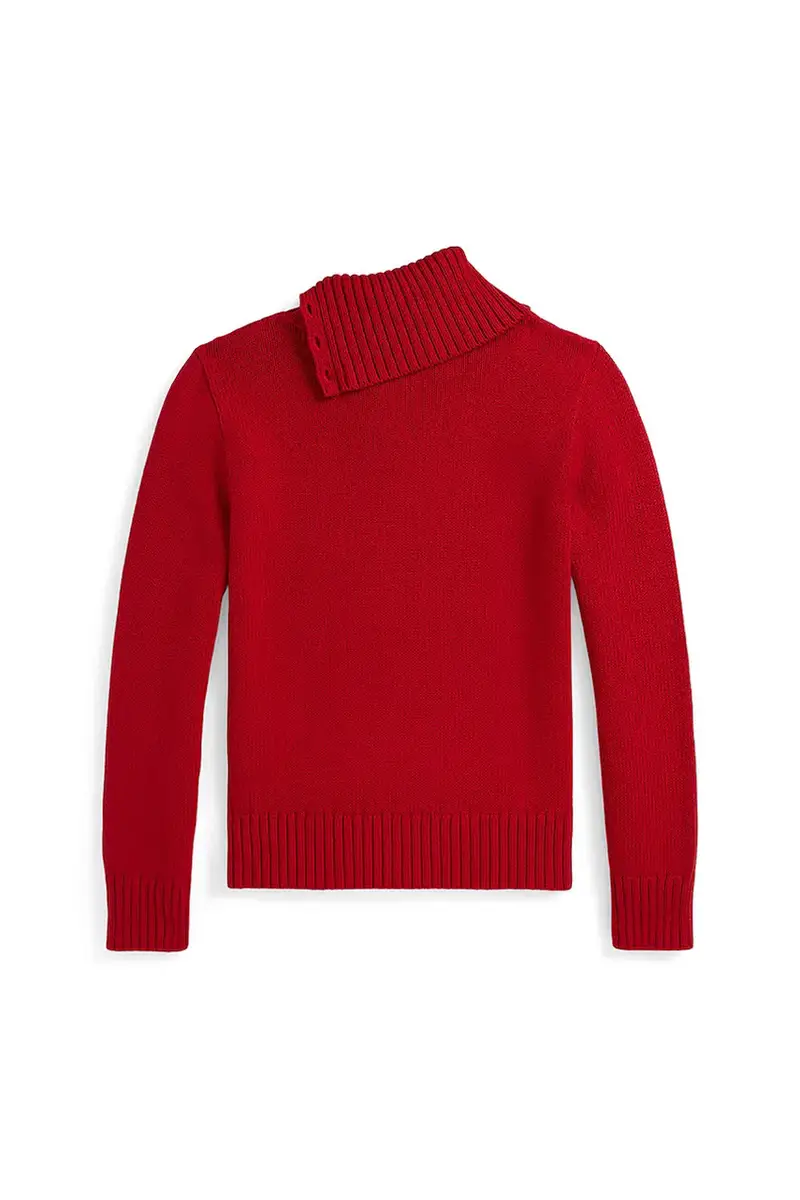 maglione per bambini con misto lana Rosso miniatura 2