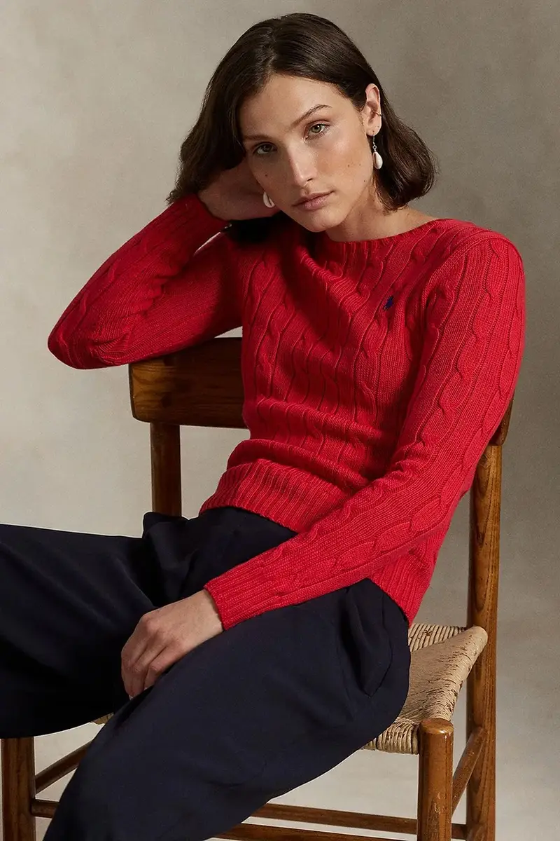 maglione Rosso miniatura 5
