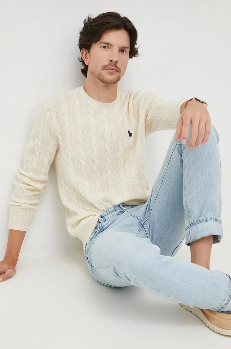 maglione uomo Beige
