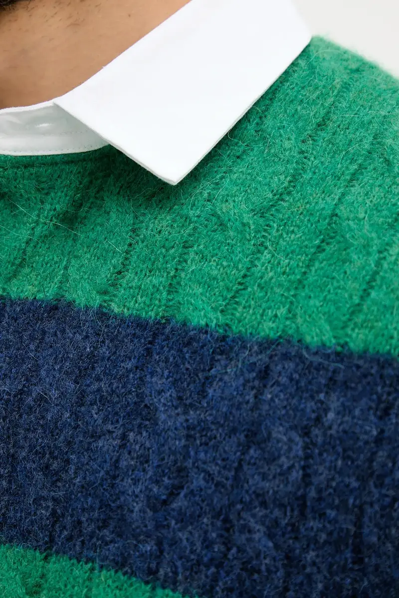 maglione uomo colore verde 710979096 miniatura 5