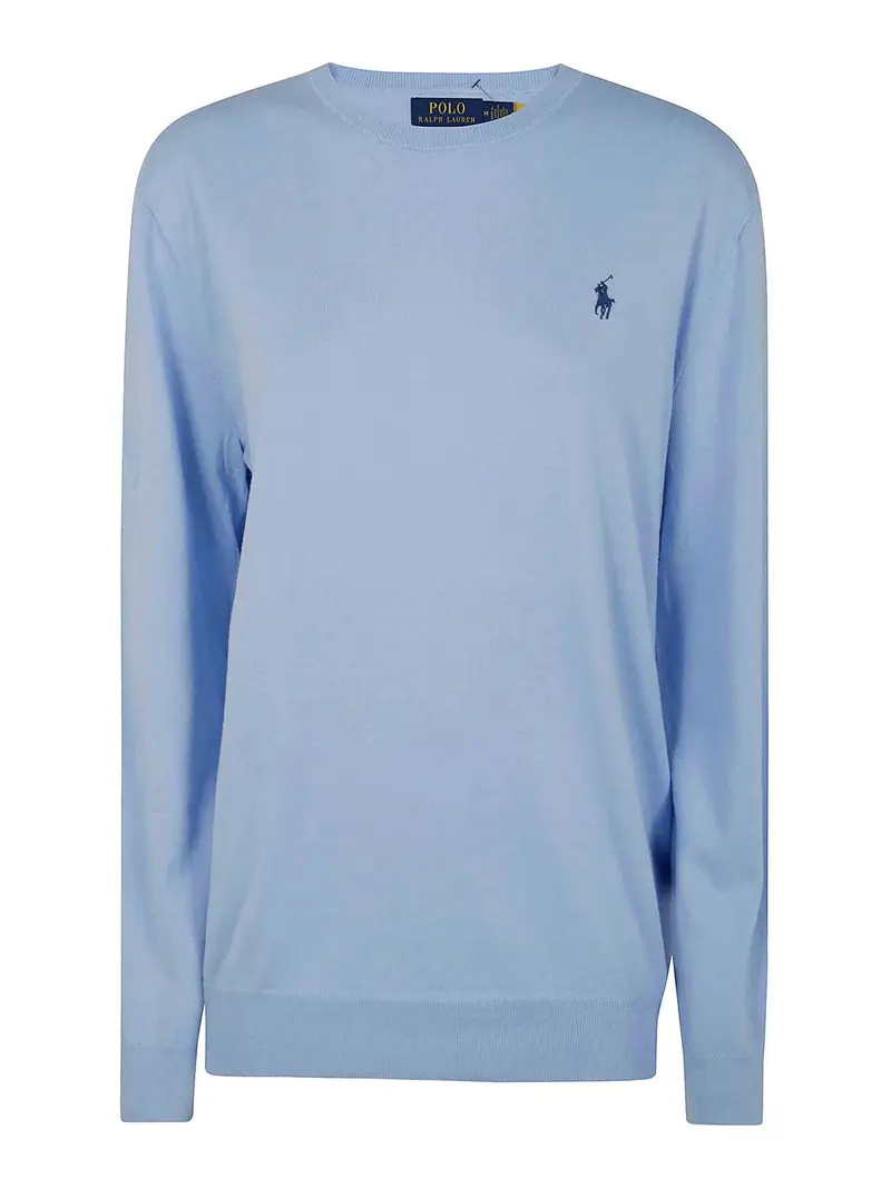 Manica lunga pullover Blu