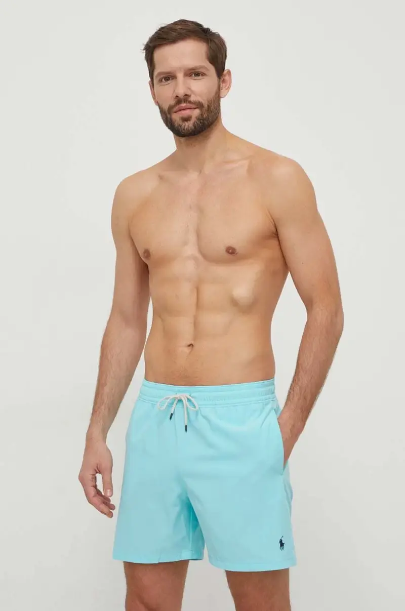 pantaloncini da bagno colore blu