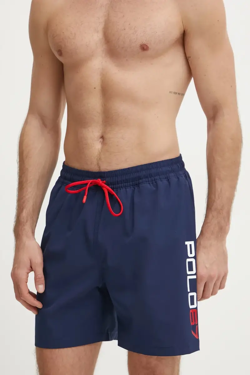 pantaloncini da bagno colore blu navy 710958076 miniatura 2