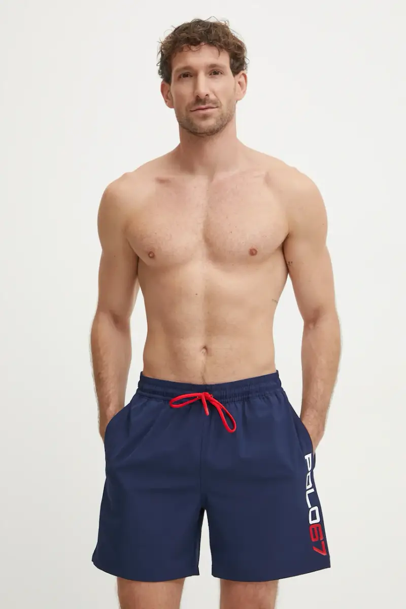 pantaloncini da bagno colore blu navy 710958076