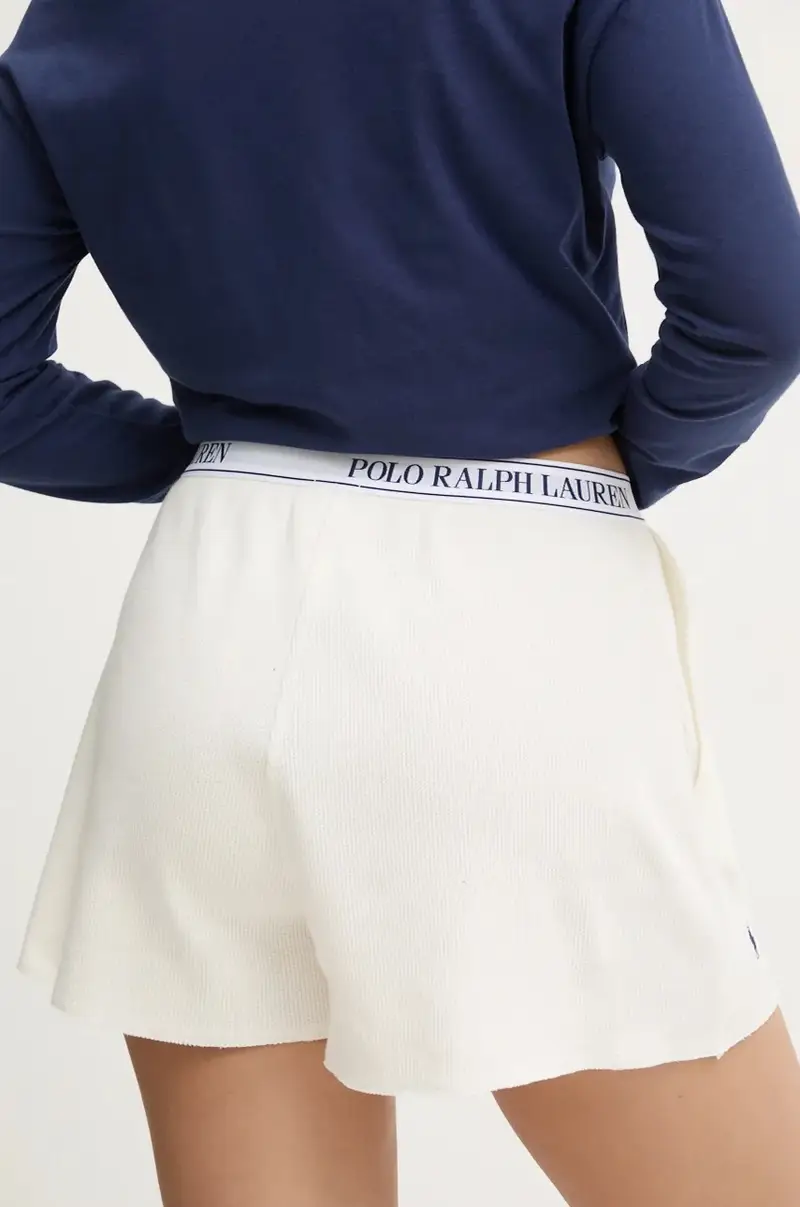 pantaloncini da pigiama donna colore beige 4P0150 miniatura 3