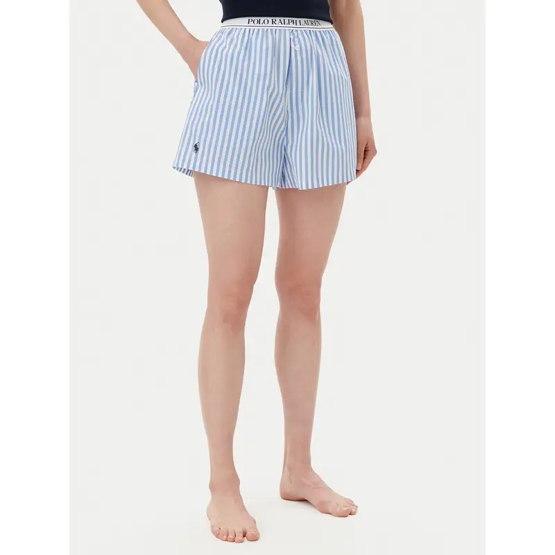 Pantaloncini del pigiama 4P7015 Blu Regular Fit