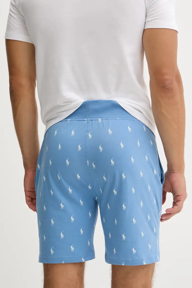 pantaloncini in cotone colore blu 714965505 miniatura 3