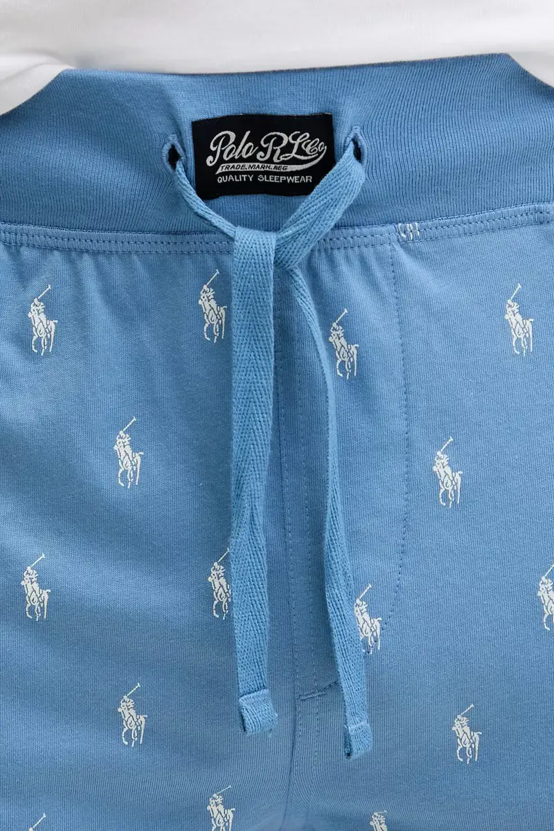 pantaloncini in cotone colore blu 714965505 miniatura 4