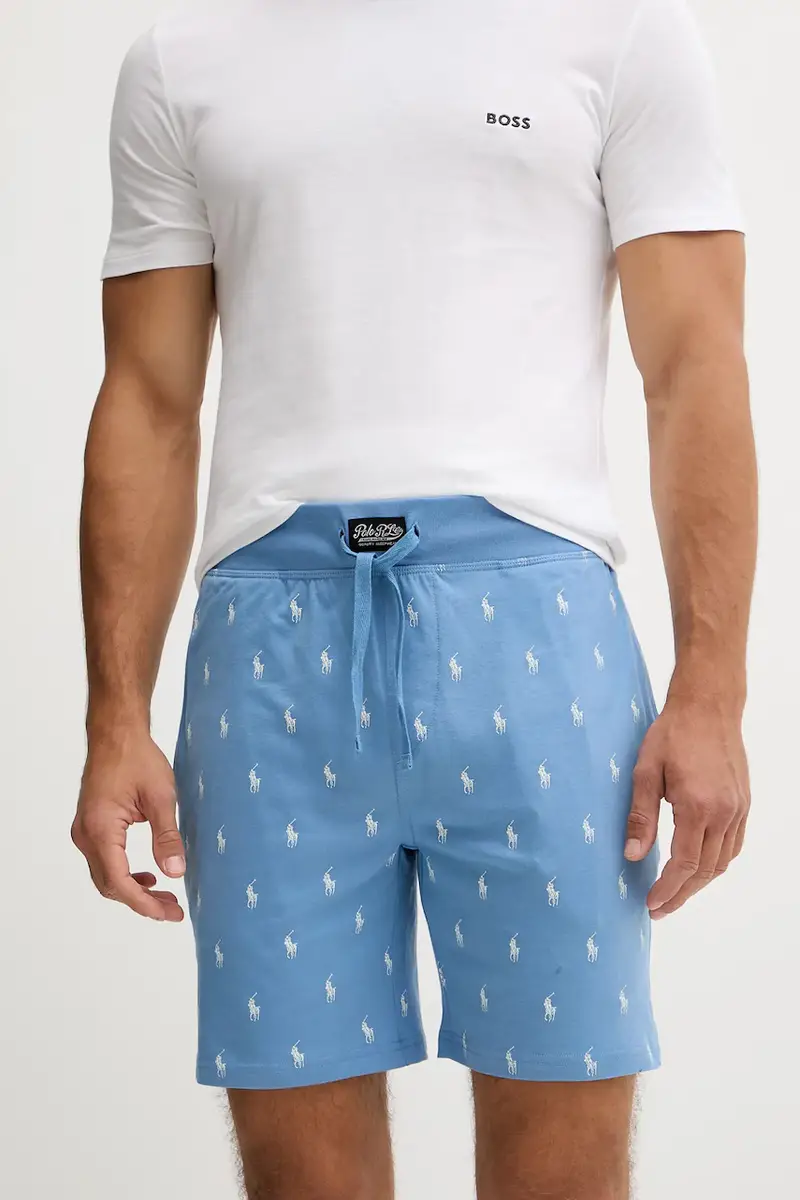 pantaloncini in cotone colore blu 714965505