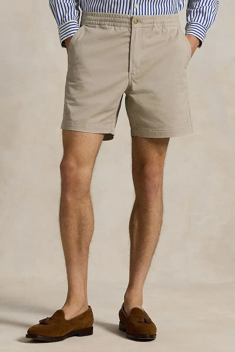 pantaloncini uomo Beige miniatura 2