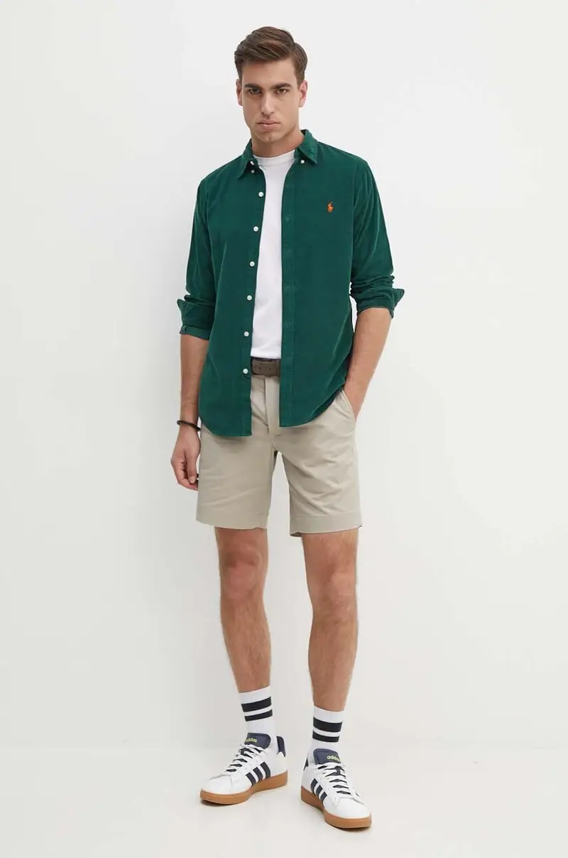 pantaloncini uomo colore beige miniatura 2