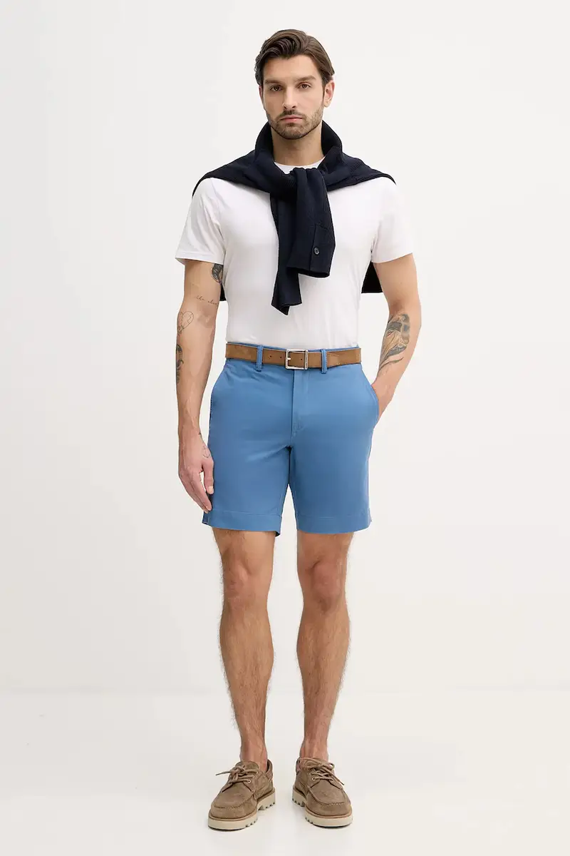 pantaloncini uomo colore verde 710799213 Blu miniatura 2