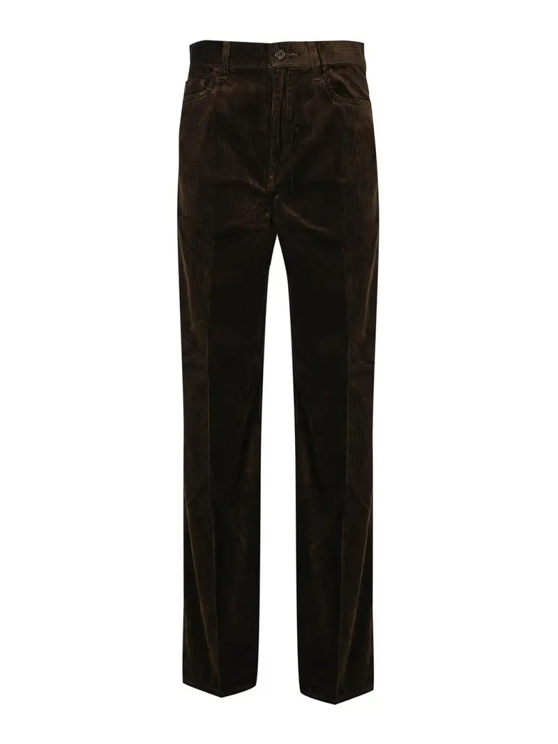 Pantaloni a vellutoy Marrone Scuro