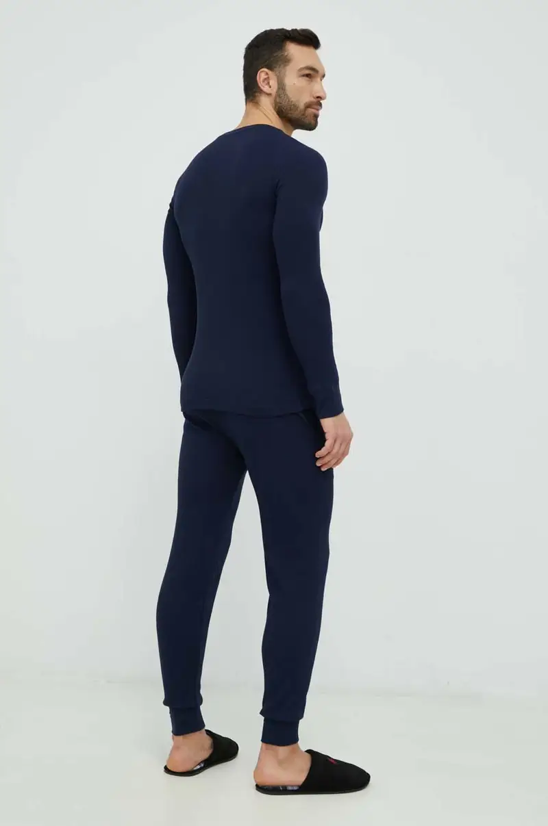 pantaloni da pigiama uomo Blu navy miniatura 3
