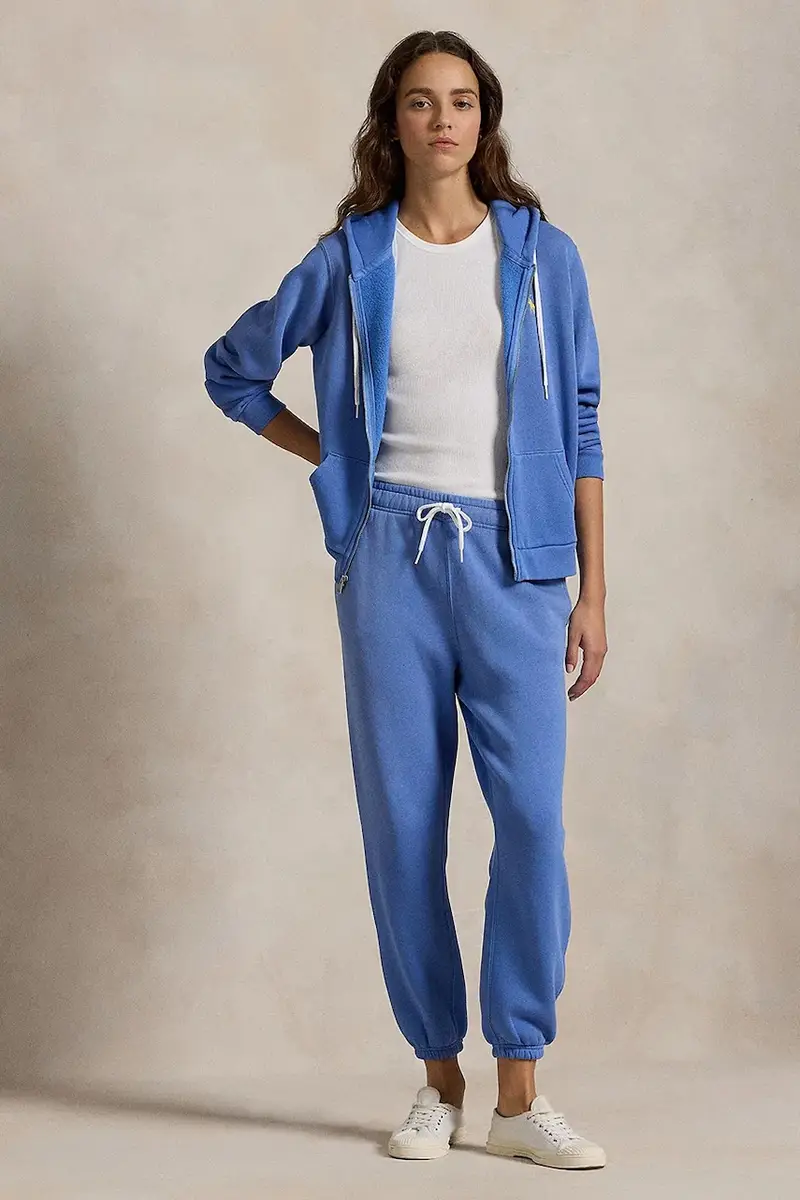 pantaloni della tuta colore rosso 211943009 Blu