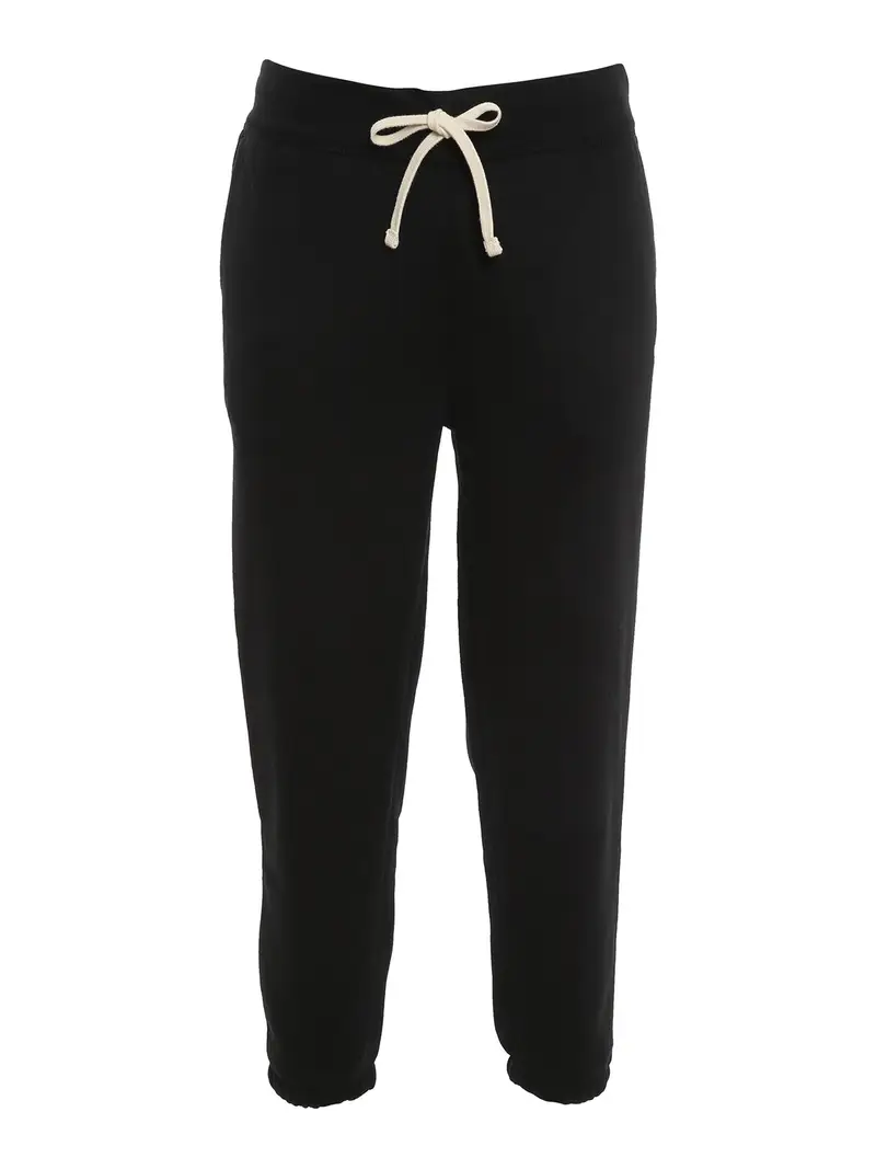 Pantaloni della tuta in misto cotone Nero