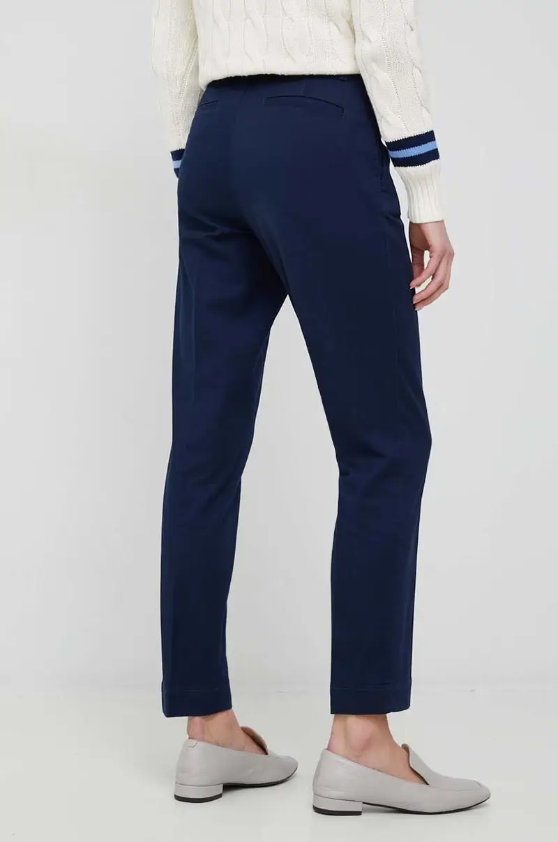 pantaloni donna Blu navy miniatura 3