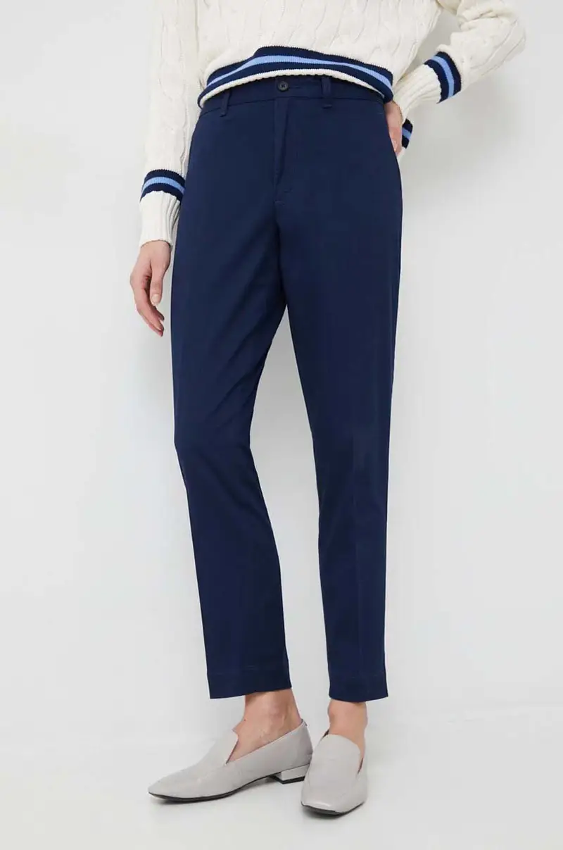pantaloni donna Blu navy