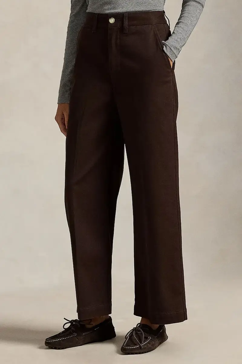 pantaloni donna colore blu navy 211873988 Marrone