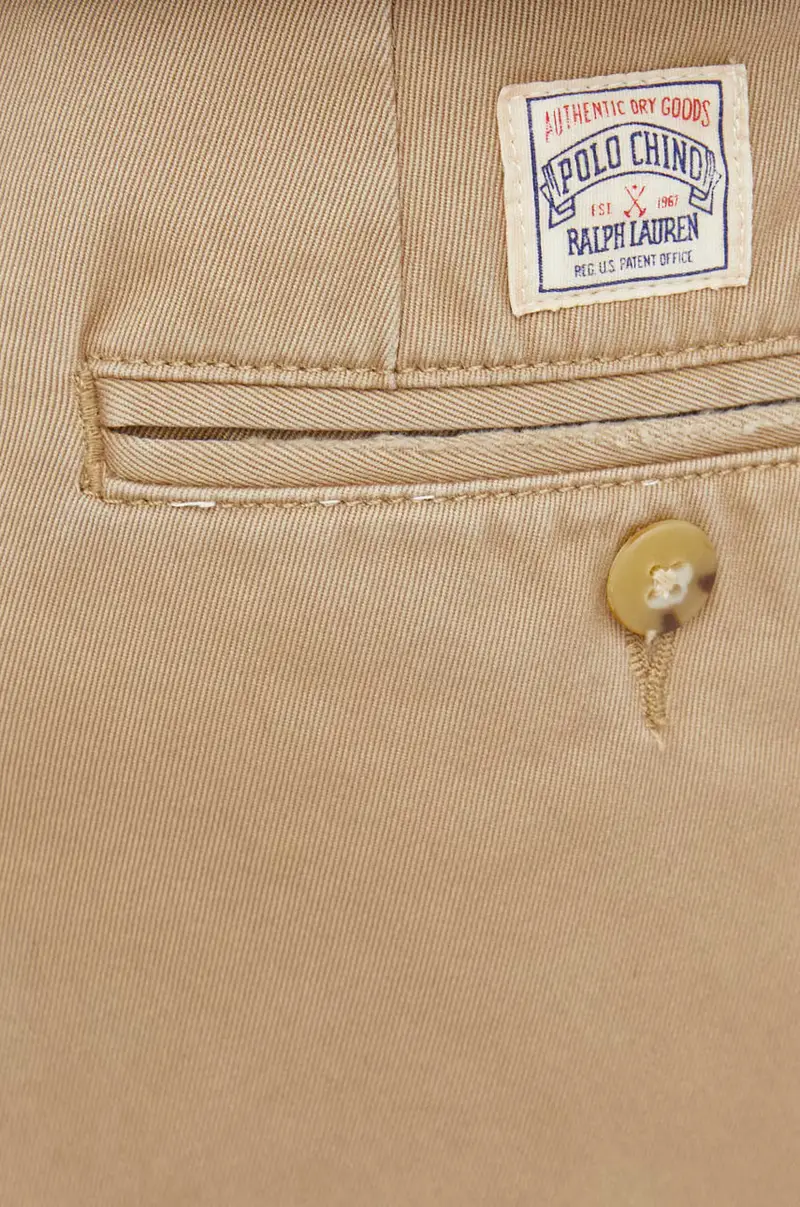 pantaloni in cotone uomo Beige miniatura 5