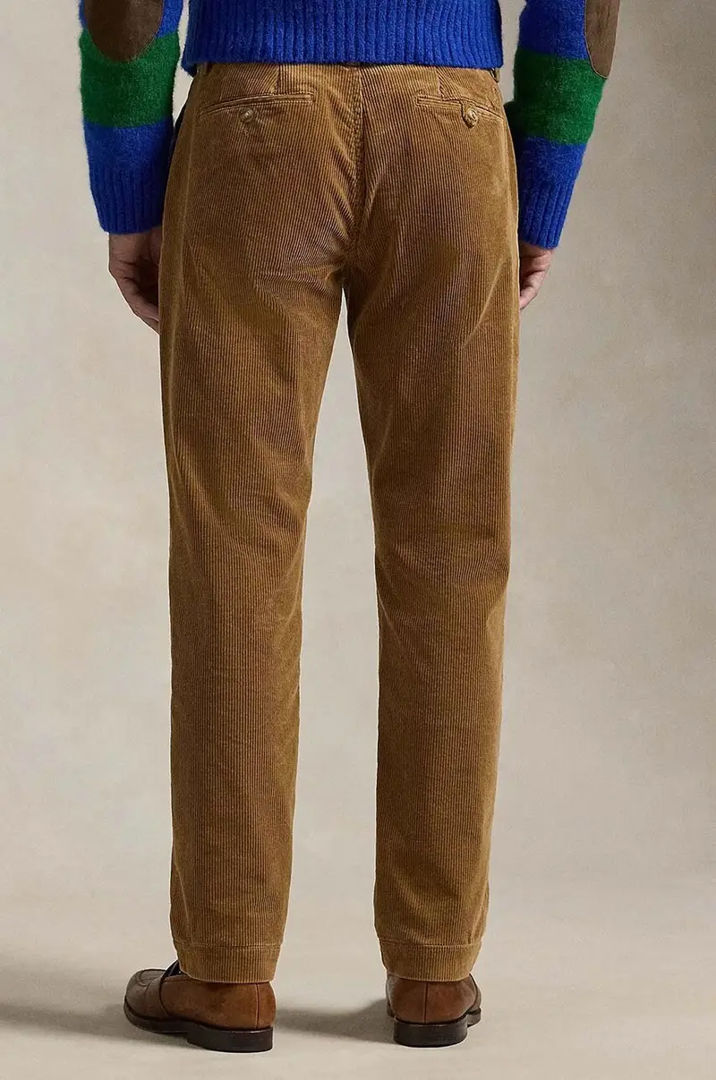 pantaloni in velluto a coste colore marrone 710884820 miniatura 3