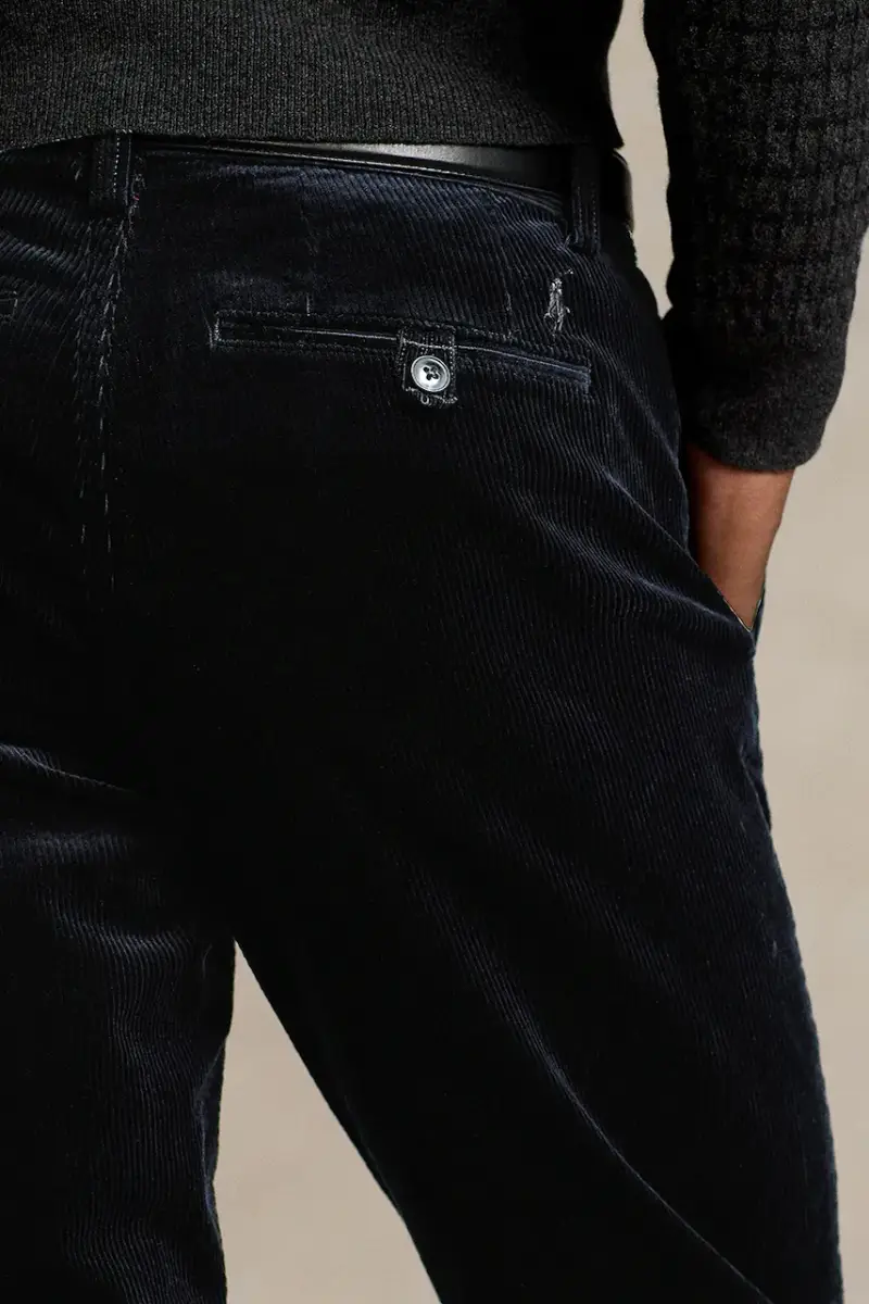 pantaloni in velluto a coste colore nero 710884820 miniatura 4