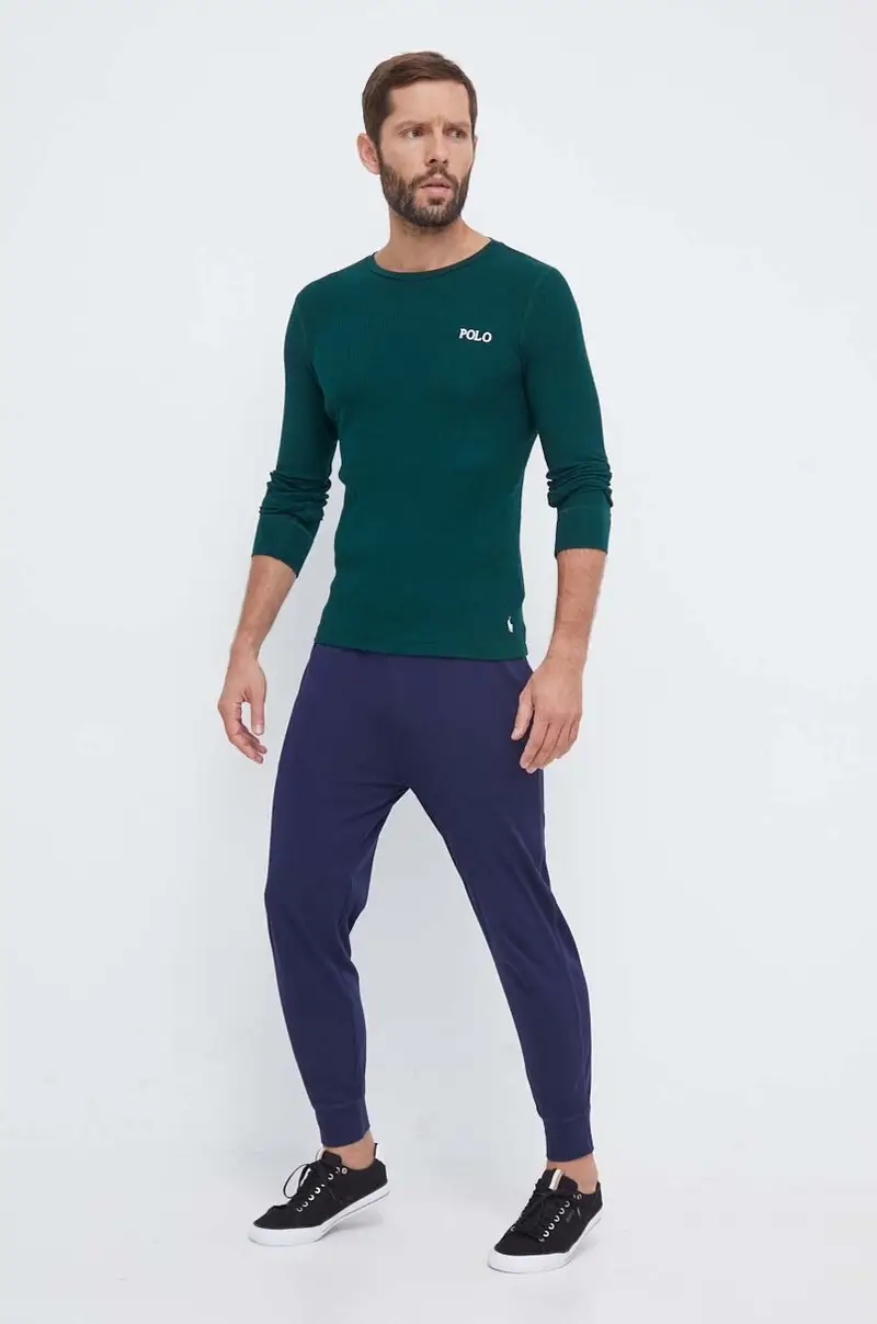 pantaloni lounge in cotone Blu navy