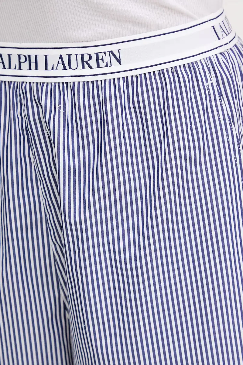 pantaloni notte in lana donna colore blu 4P0137 miniatura 4