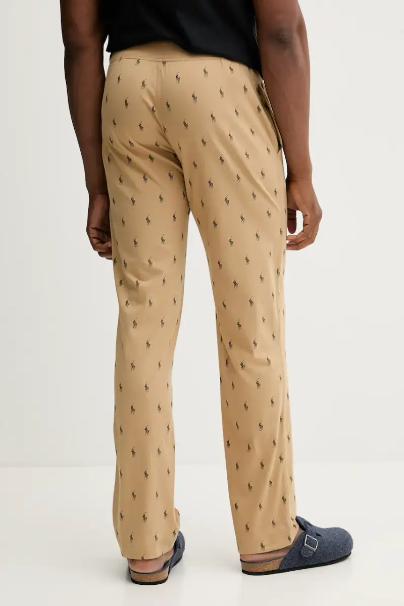 pantaloni notte in lana uomo colore beige 714899514 miniatura 3