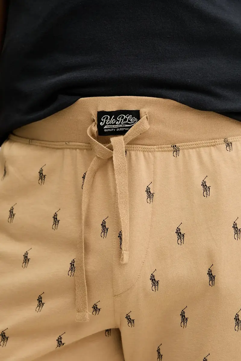 pantaloni notte in lana uomo colore beige 714899514 miniatura 4