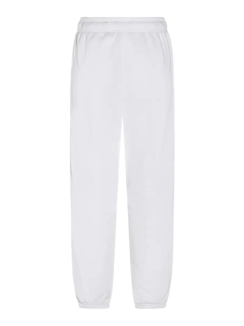 Pantaloni sportivi in misto cotone Bianco