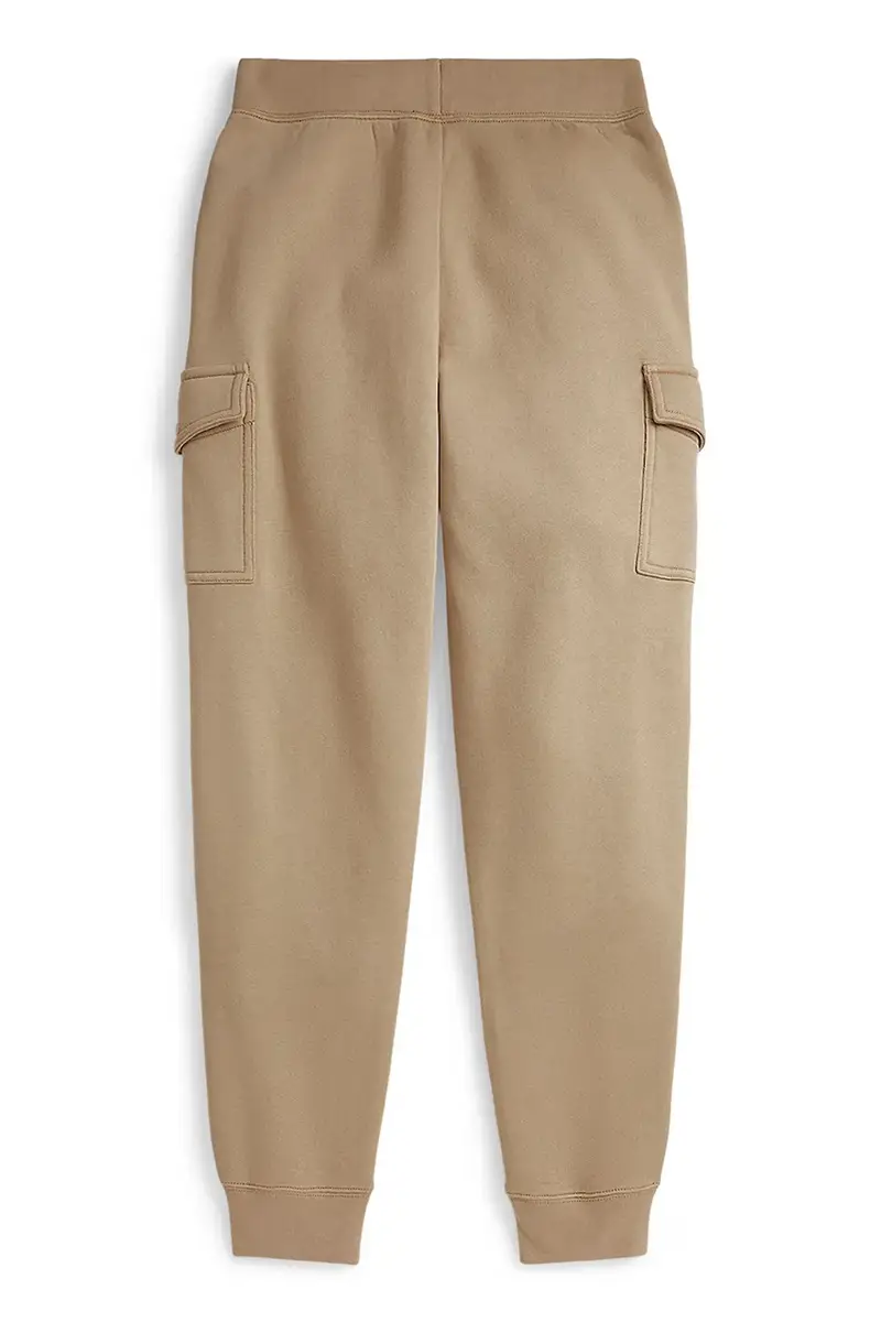 pantaloni tuta bambino/a colore beige 323892354017 miniatura 3